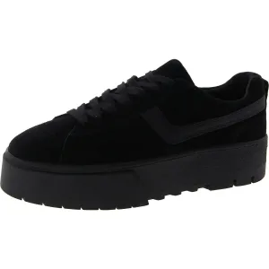 Rorri Womens Faux Leather Lifestyle Casual and Fashion Sneakers