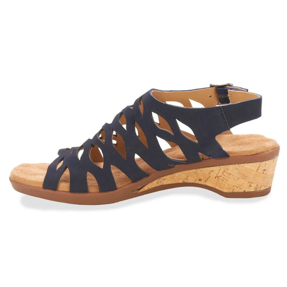 Ros Hommerson Katia Navy Nubuck Sandal (Women's)