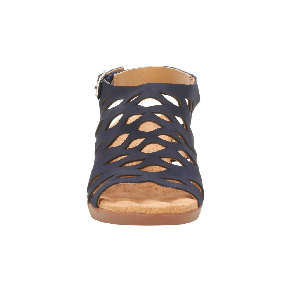 Ros Hommerson Katia Navy Nubuck Sandal (Women's)