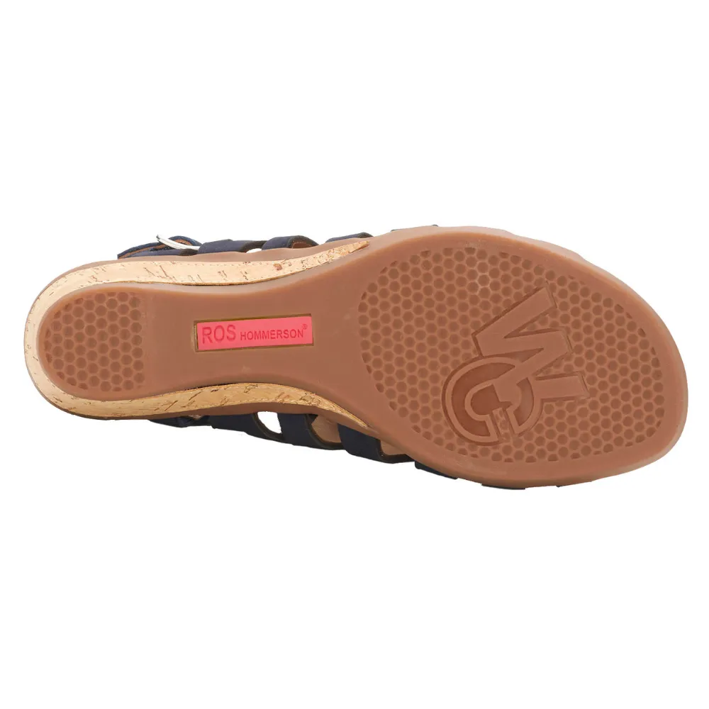 Ros Hommerson Katia Navy Nubuck Sandal (Women's)