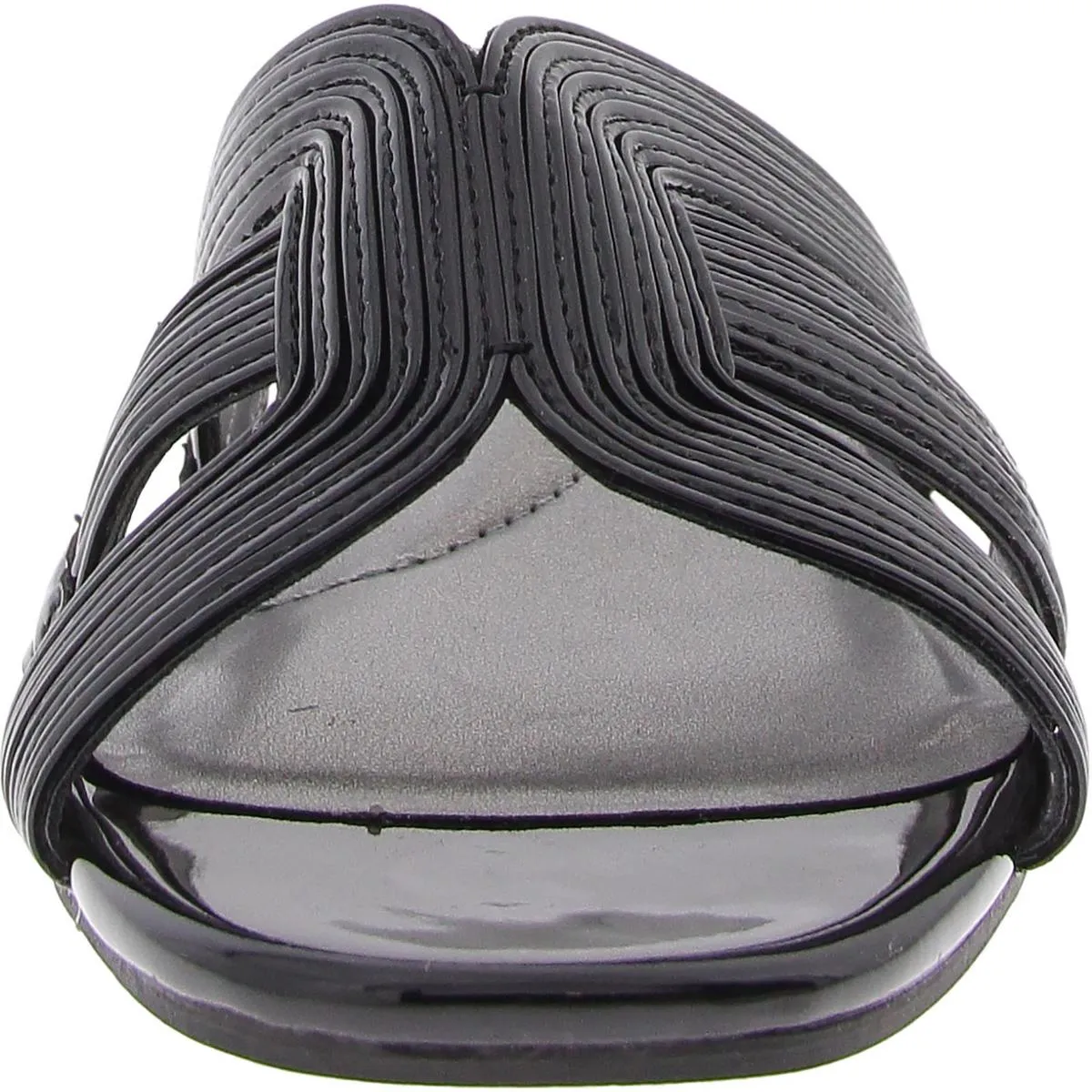 Roselly Womens Slip On Open Toe Slide Sandals