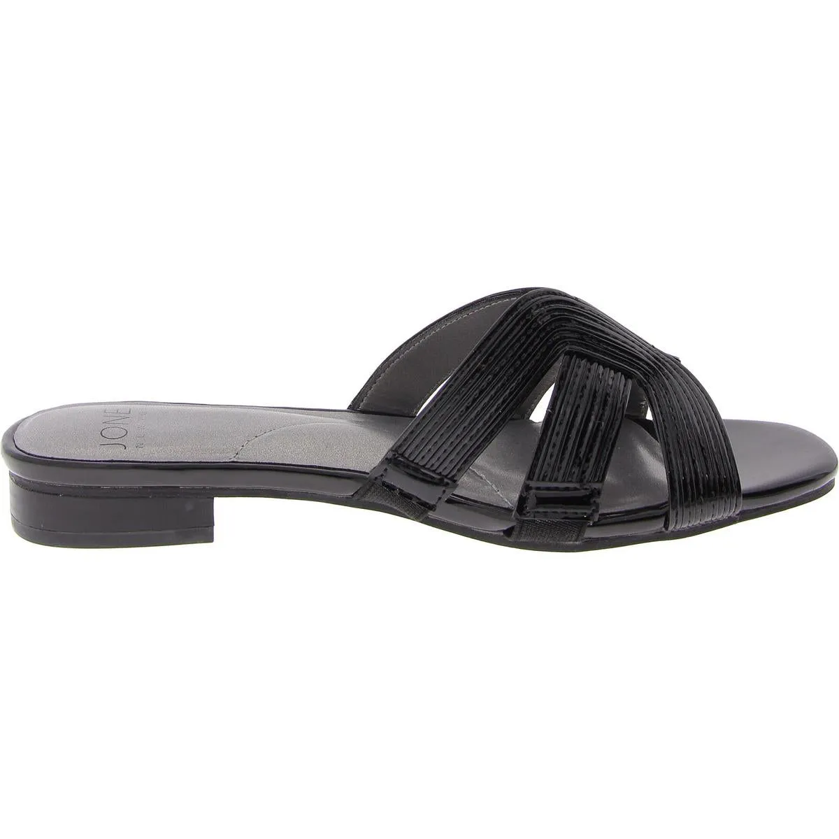 Roselly Womens Slip On Open Toe Slide Sandals