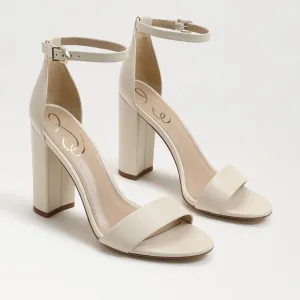 Sam Edelman Yaro EC0236281 Sandal Women's US 10 Ivory Leather Ankle Strap KHD864