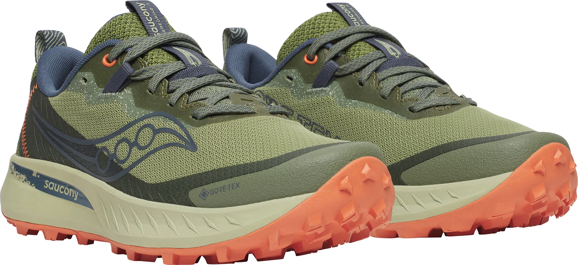 Saucony Peregrine 15 GORE-TEX Womens Trail Running Shoes - Green