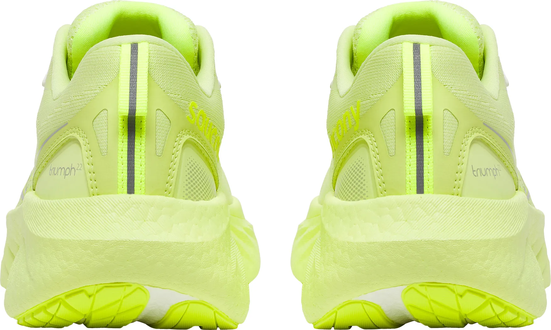 Saucony Triumph 22 Womens Running Shoes - Yellow