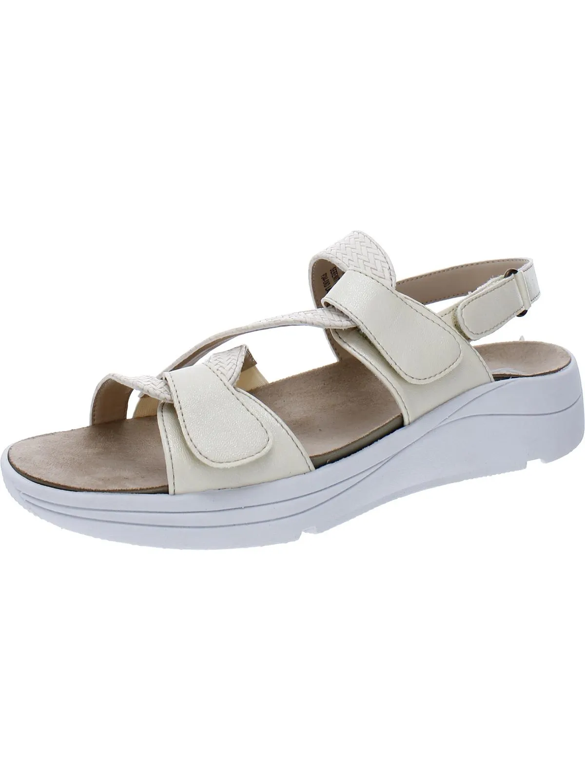 Serenity Womens Faux Leather Slingback Sport Sandals