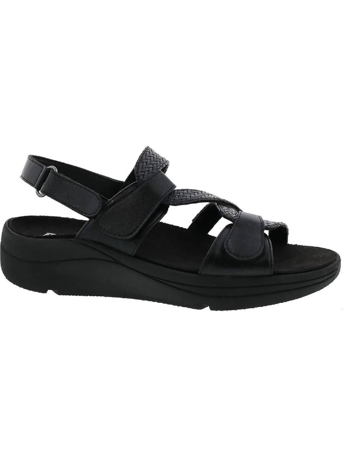 Serenity Womens Faux Leather Slingback Sport Sandals