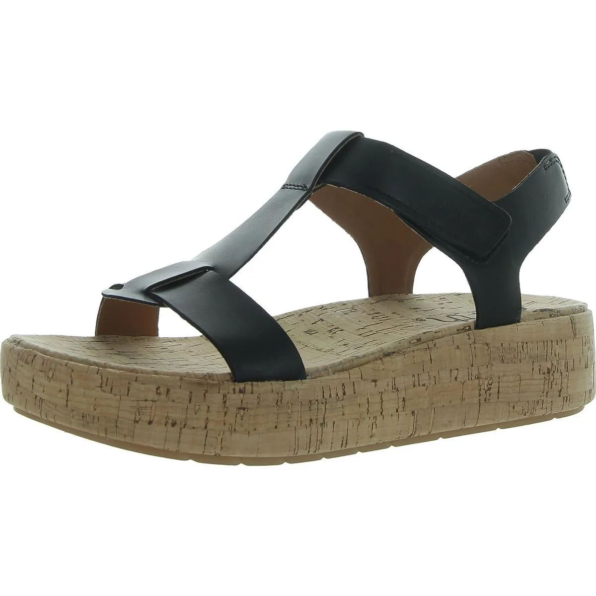Shari Womens Cork Manmade Slingback Sandals