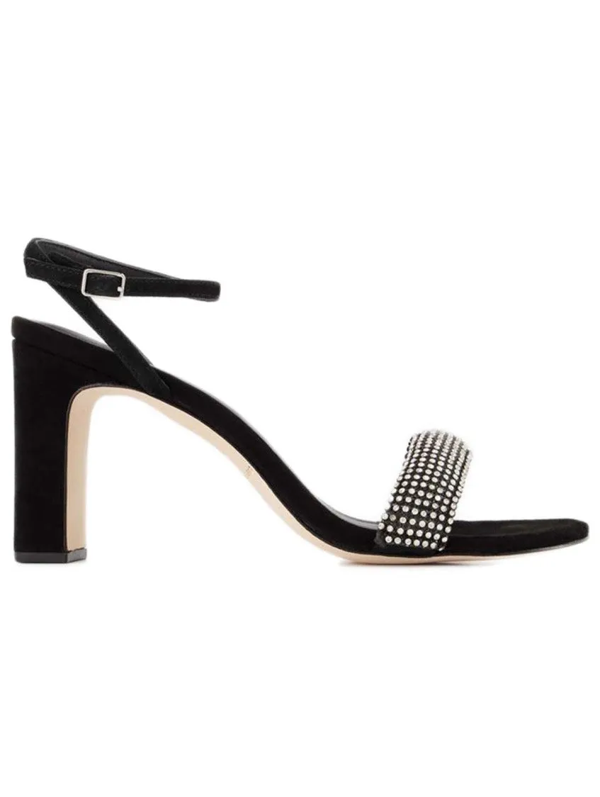 Shay Sandals  - Black - Suede