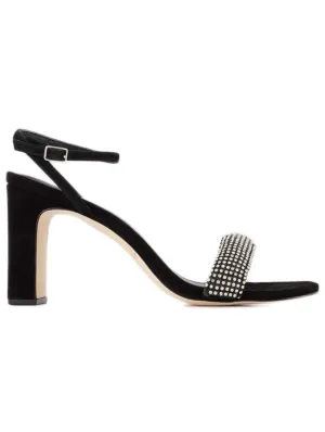 Shay Sandals  - Black - Suede