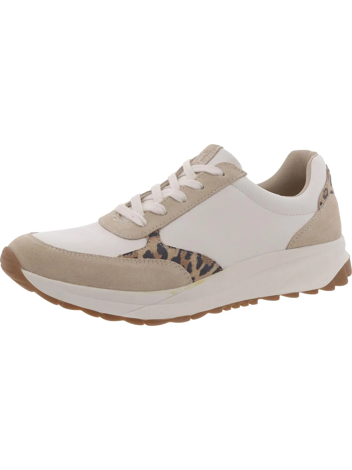 Shay Womens Leather Metallic Casual And Fashion Sneakers