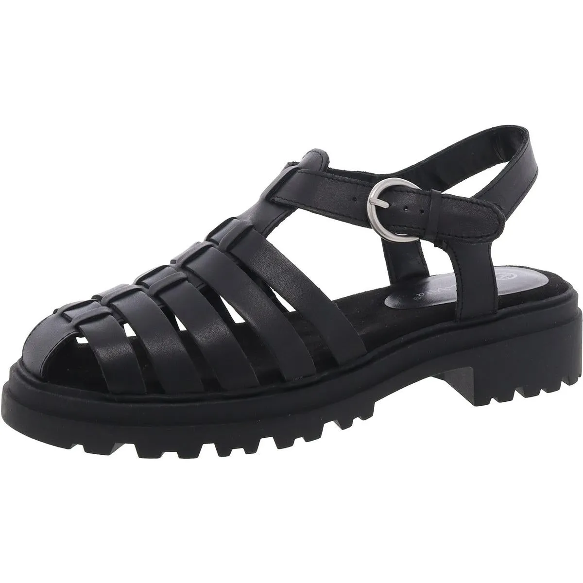 Sinclaire Womens Leather Strappy Gladiator Sandals