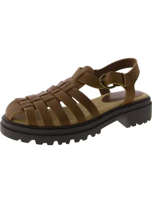 Sinclaire Womens Leather Strappy Gladiator Sandals