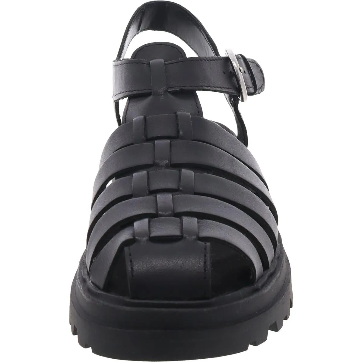 Sinclaire Womens Leather Strappy Gladiator Sandals