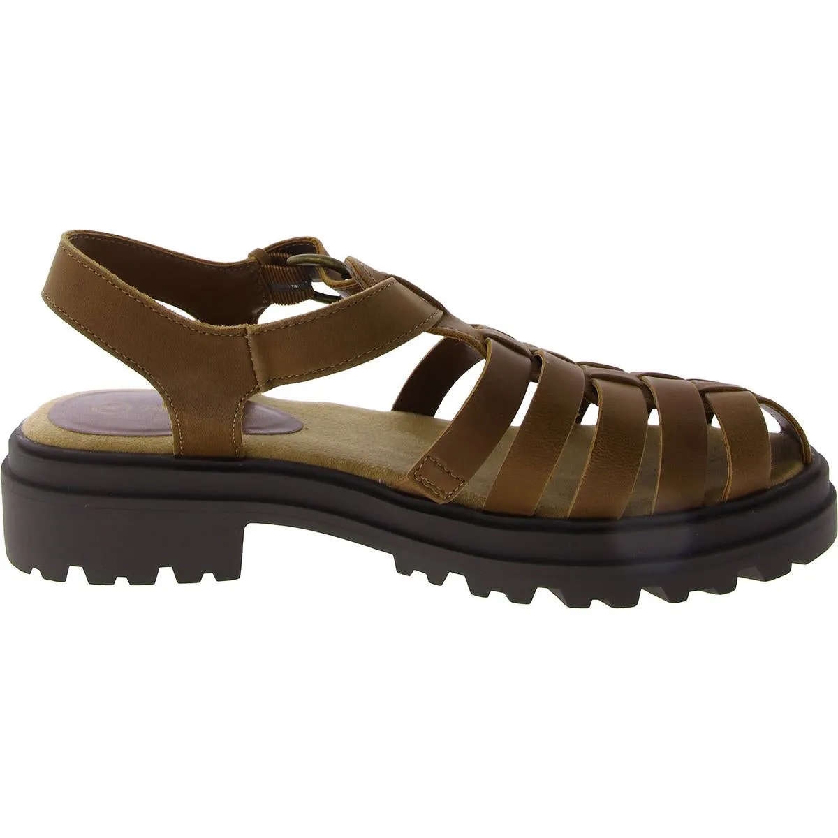 Sinclaire Womens Leather Strappy Gladiator Sandals