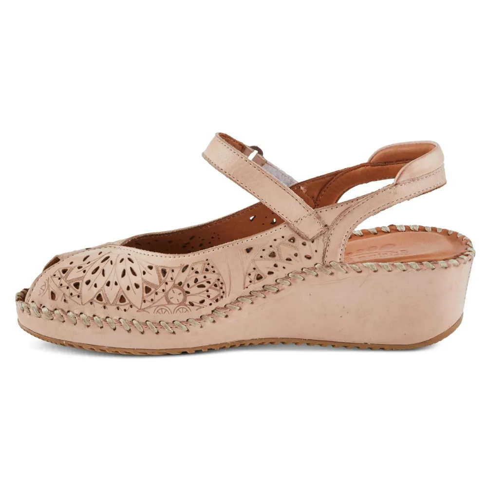 Spring Step Santonio Blush Leather Sandal (Women's)