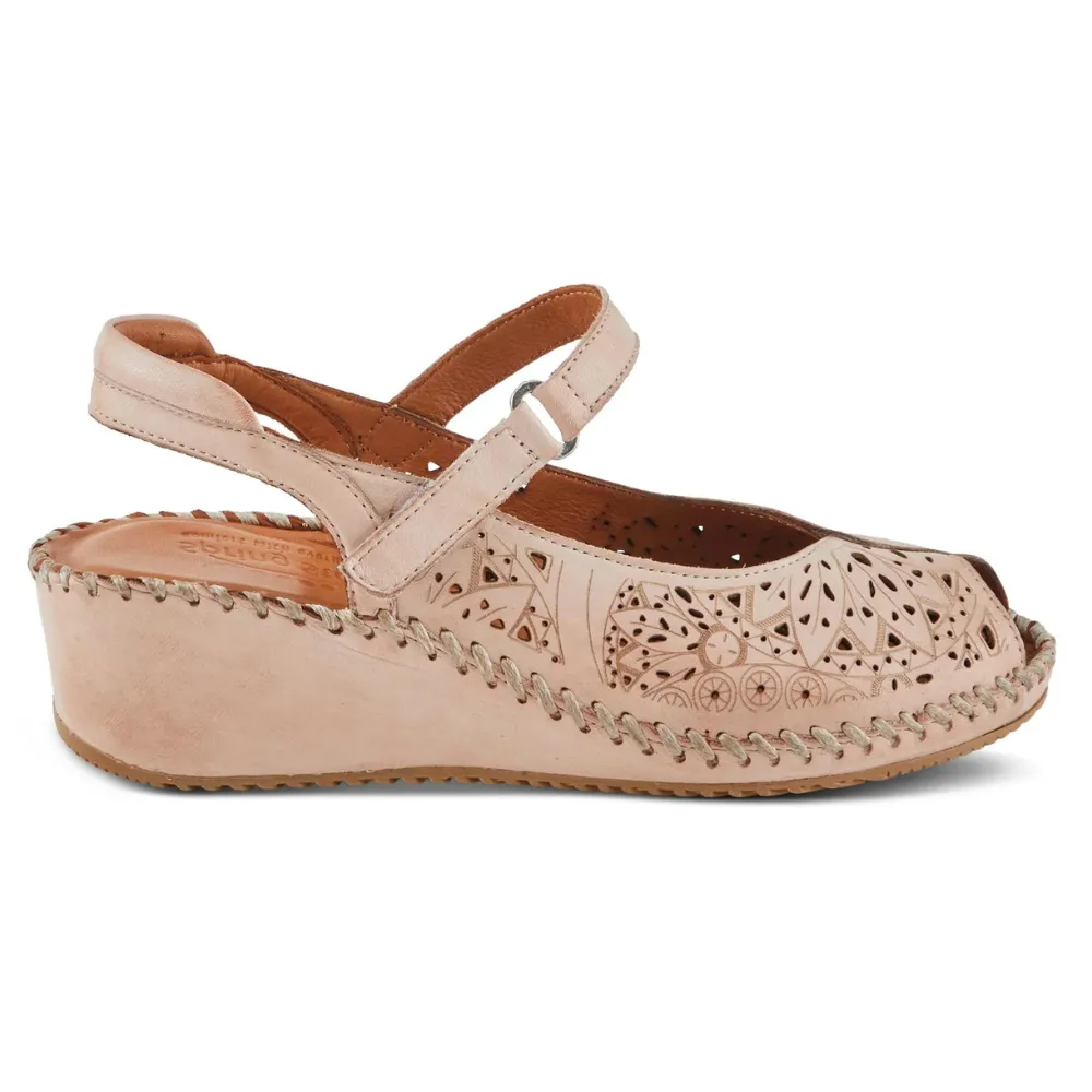 Spring Step Santonio Blush Leather Sandal (Women's)