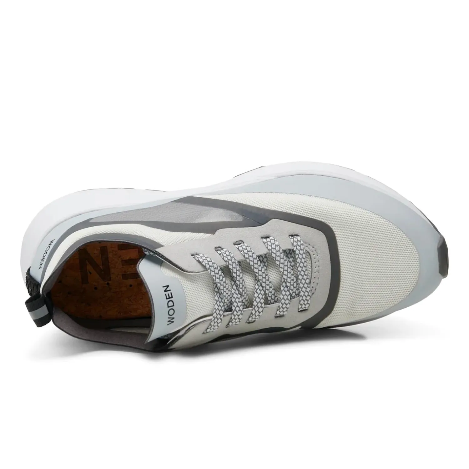 Stelle Transparent Sneaker In Sea Fog Grey