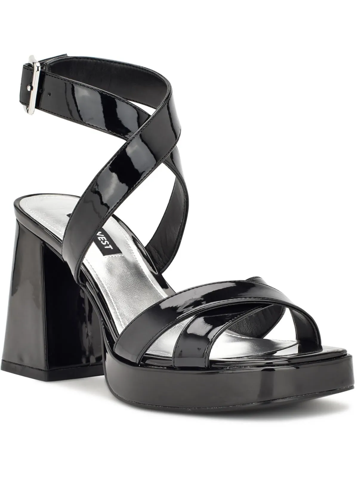 TACKLE3 Womens Square toe Casual Block Heel