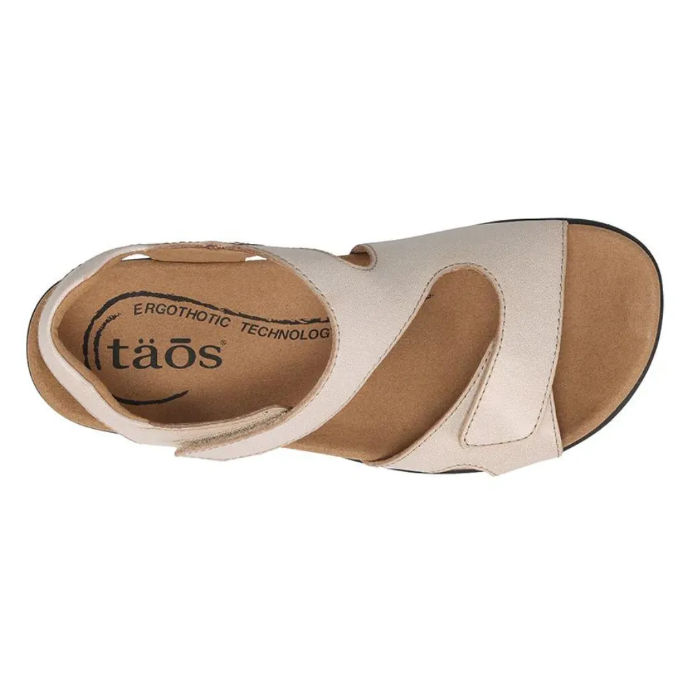 Taos Serene Oyster Leather Sandal (Women's)