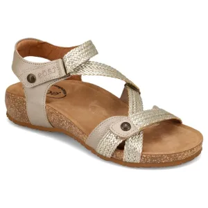 Taos Trulie Champagne Leather Sandal (Women's)
