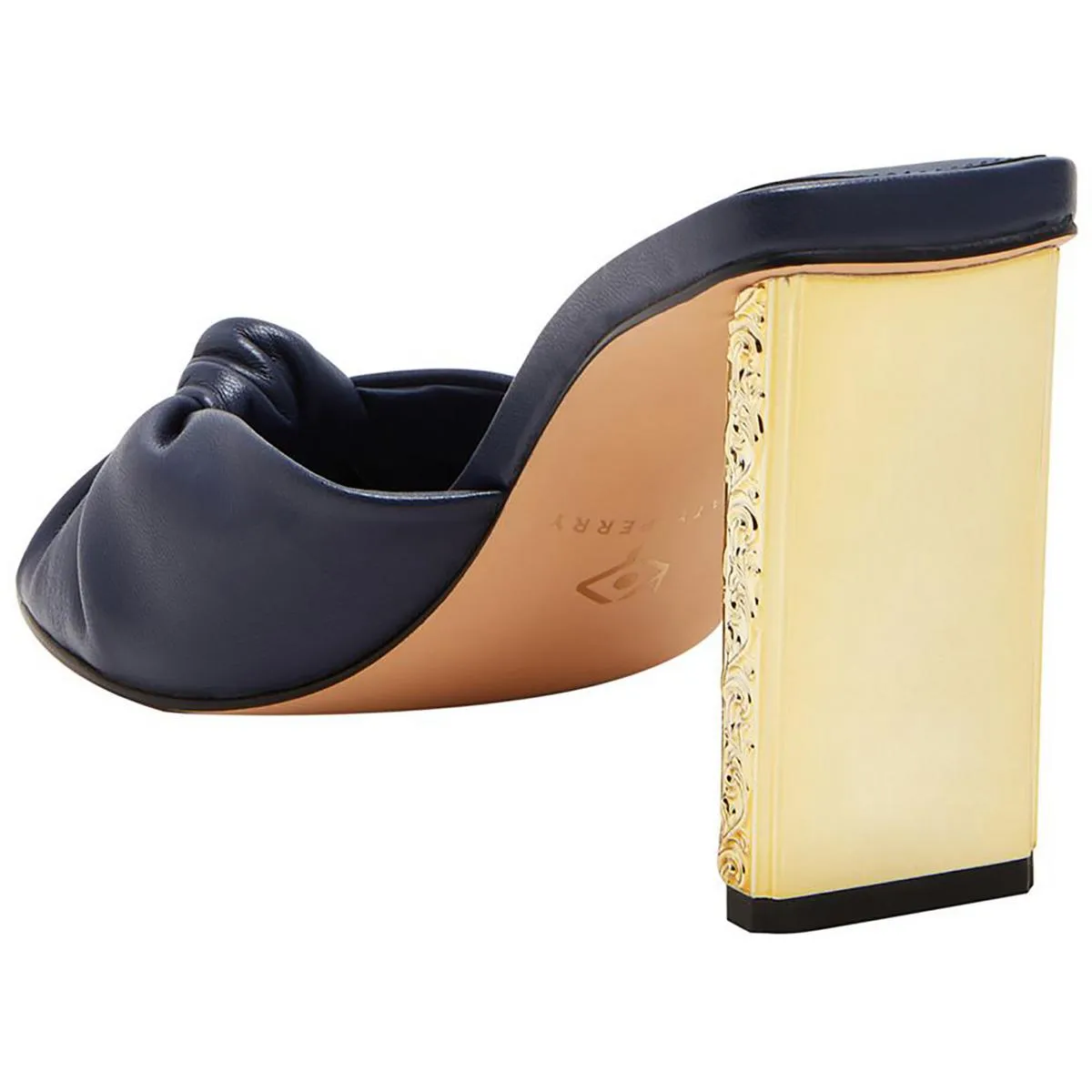 The Framing Womens Faux Leather Embossed Slide Sandals