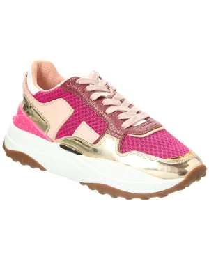 TODs Fonda Leather & Mesh Sneaker