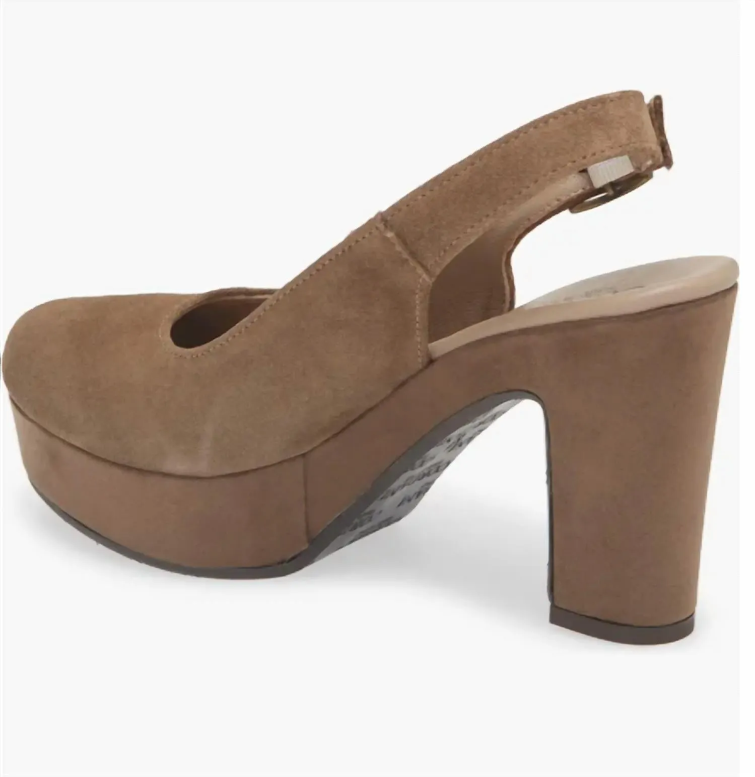 Torrie Slingback Pump In Fango Suede