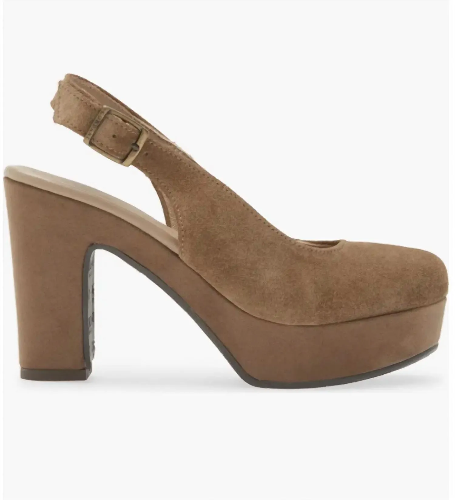 Torrie Slingback Pump In Fango Suede