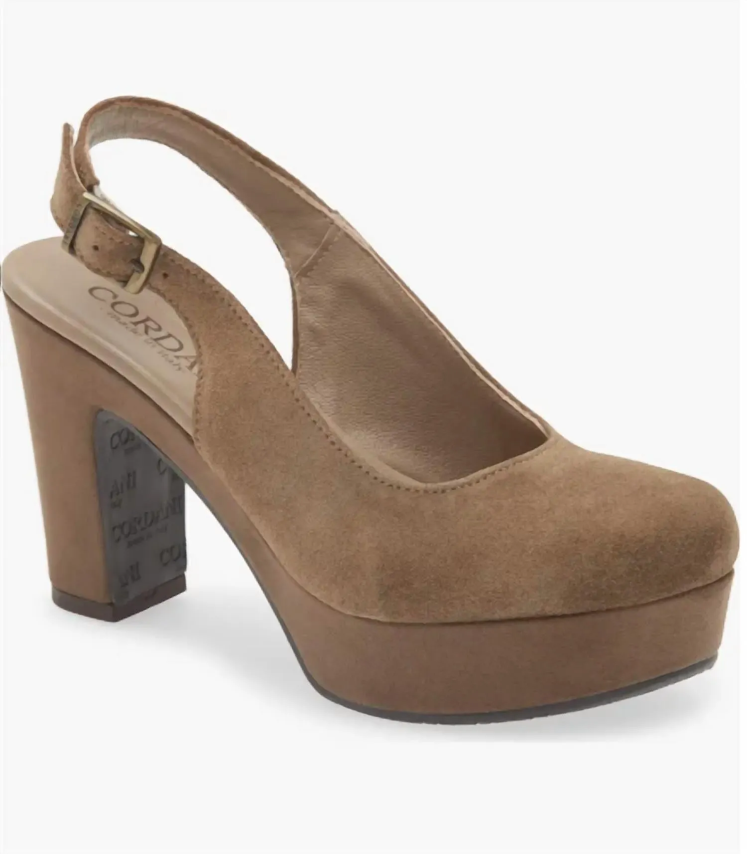 Torrie Slingback Pump In Fango Suede