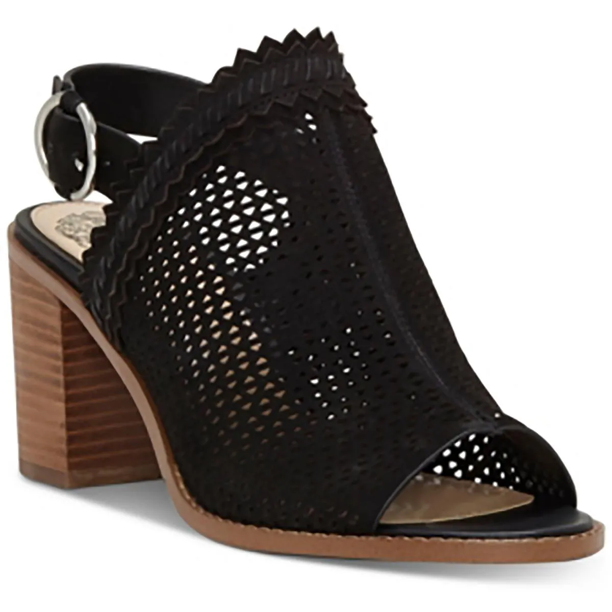 Tricinda Womens Leather Block Heel Heel Sandals