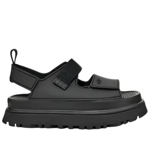 UGG GOLDENGLOW BLACK SANDALS