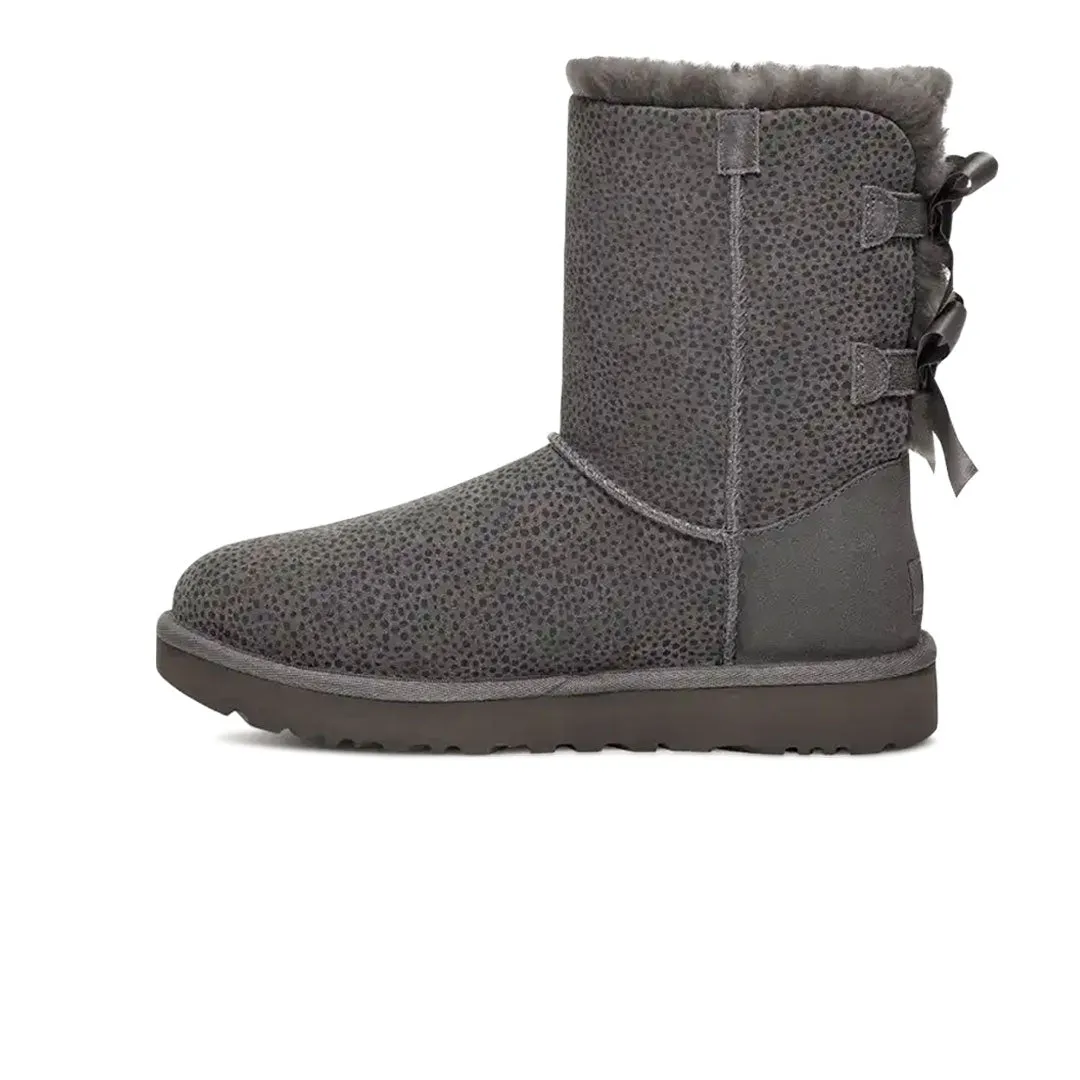 UGG? - Women's Bailey Bow Micro Cheetah Boots (1153525-CHRC)