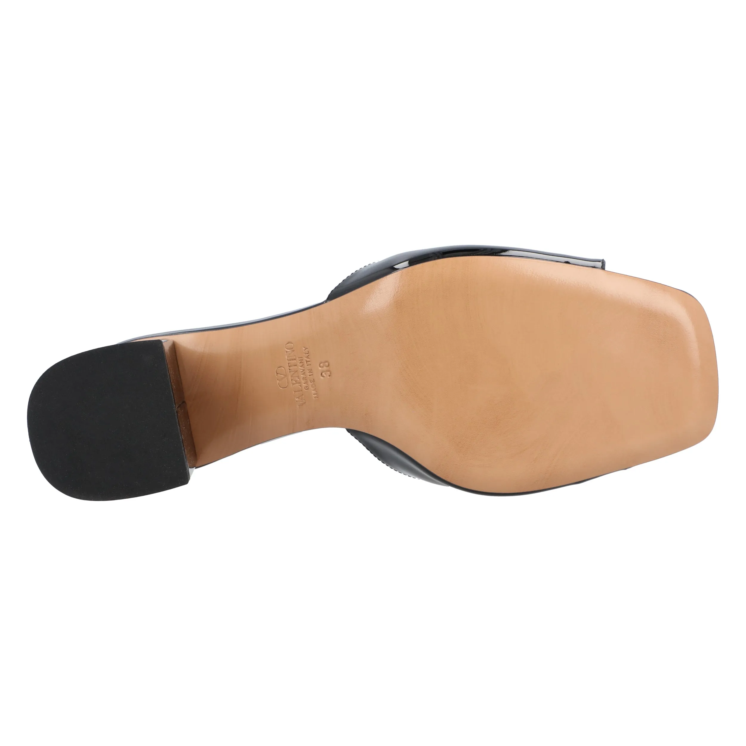 Valentino Vlogo Signature Sandals Black