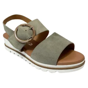 Valeria's Kellyjo Sage Soft Leather Sandal (Women's)