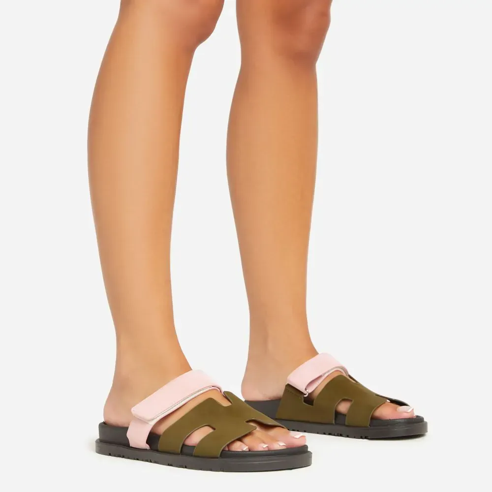 VALERIE - PINK & KHAKI