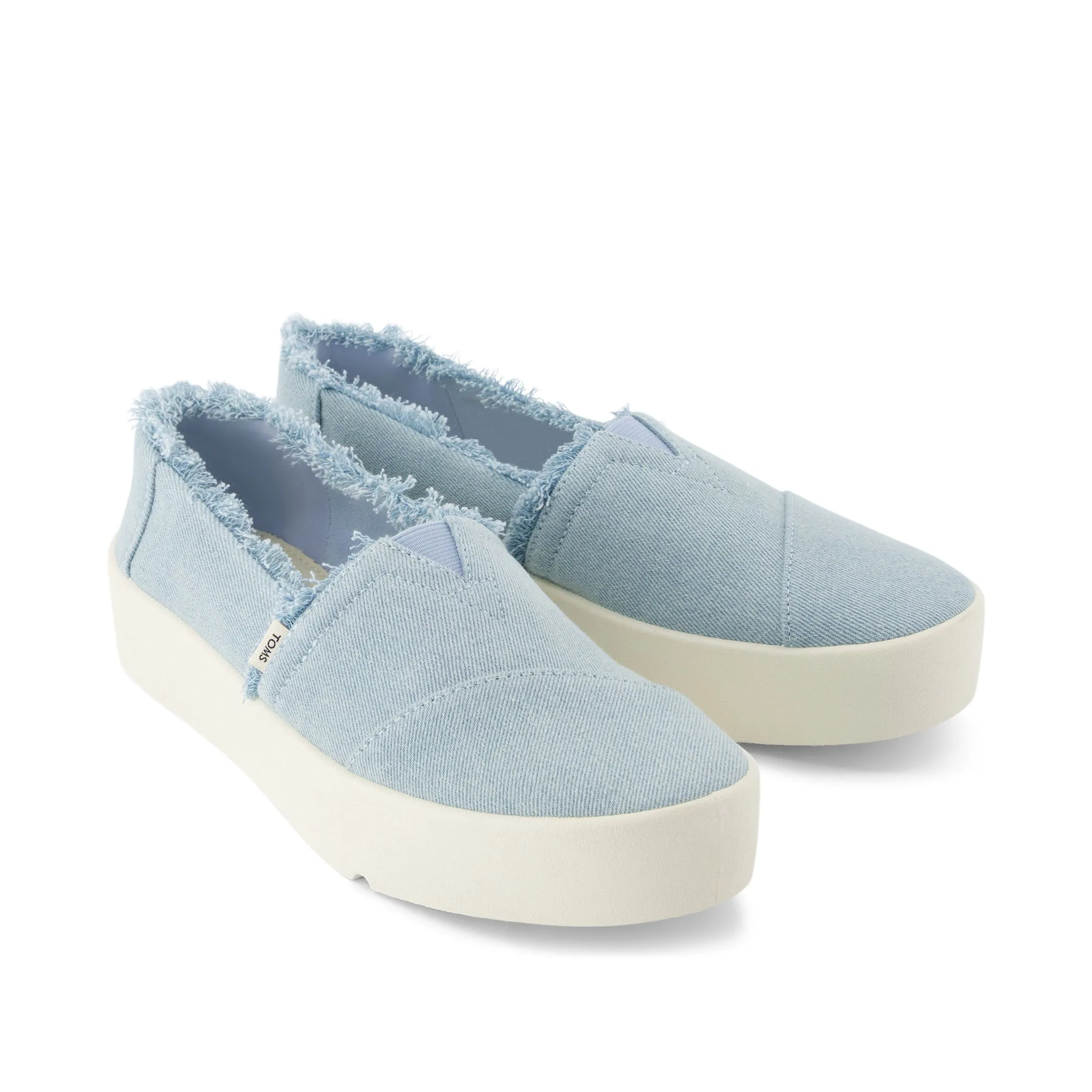 Verona Pastel Blue Denim Slip On Sneaker