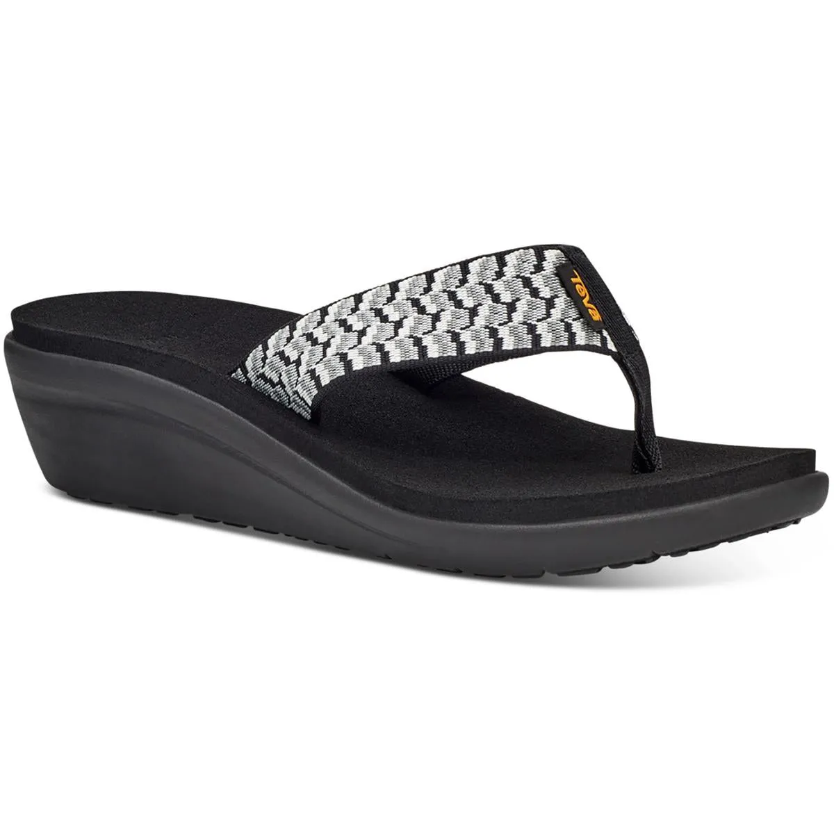 Voya Wedge Womens Padded Insole Man Made Flip-Flops