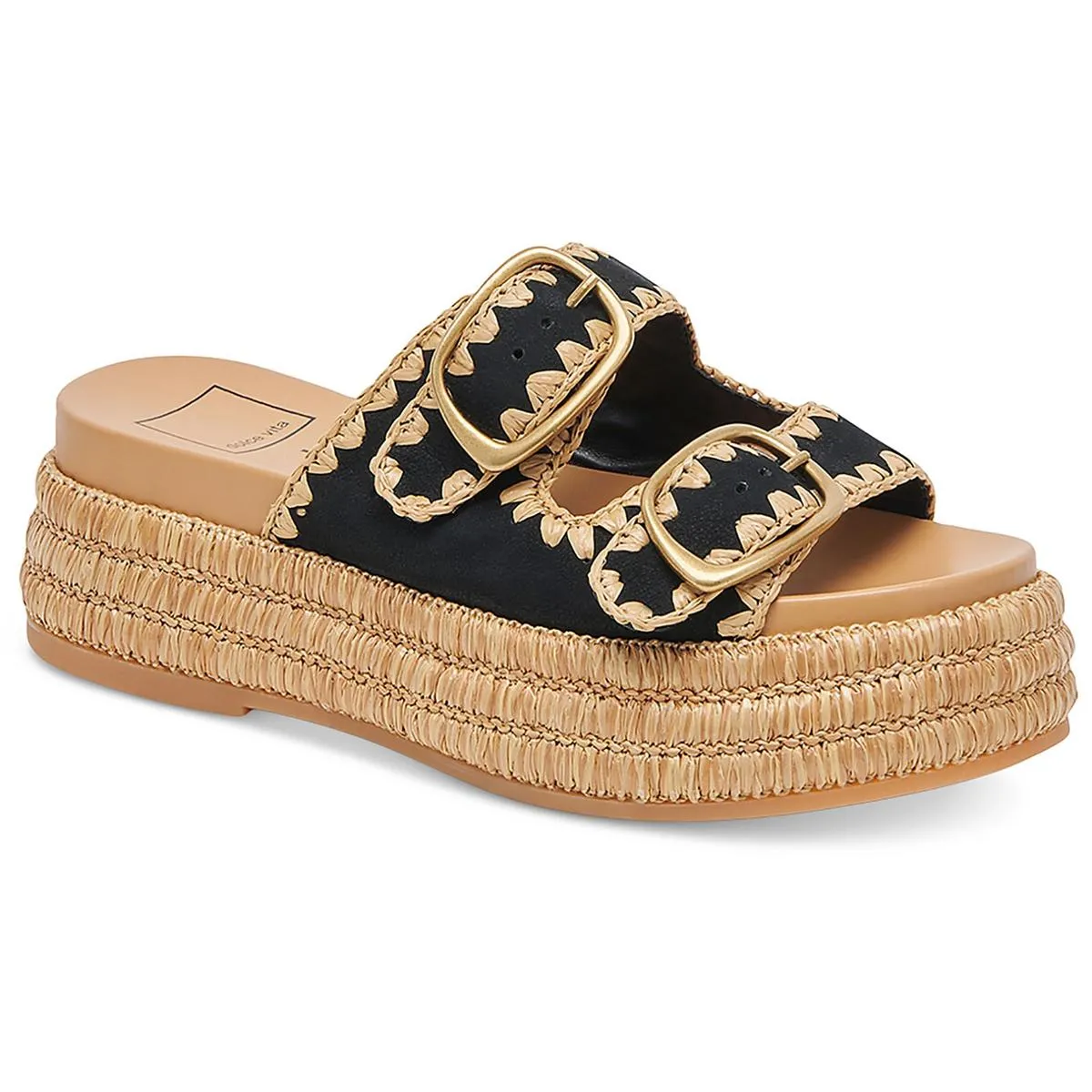 Wanika Womens Faux Suede Casual Platform Sandals