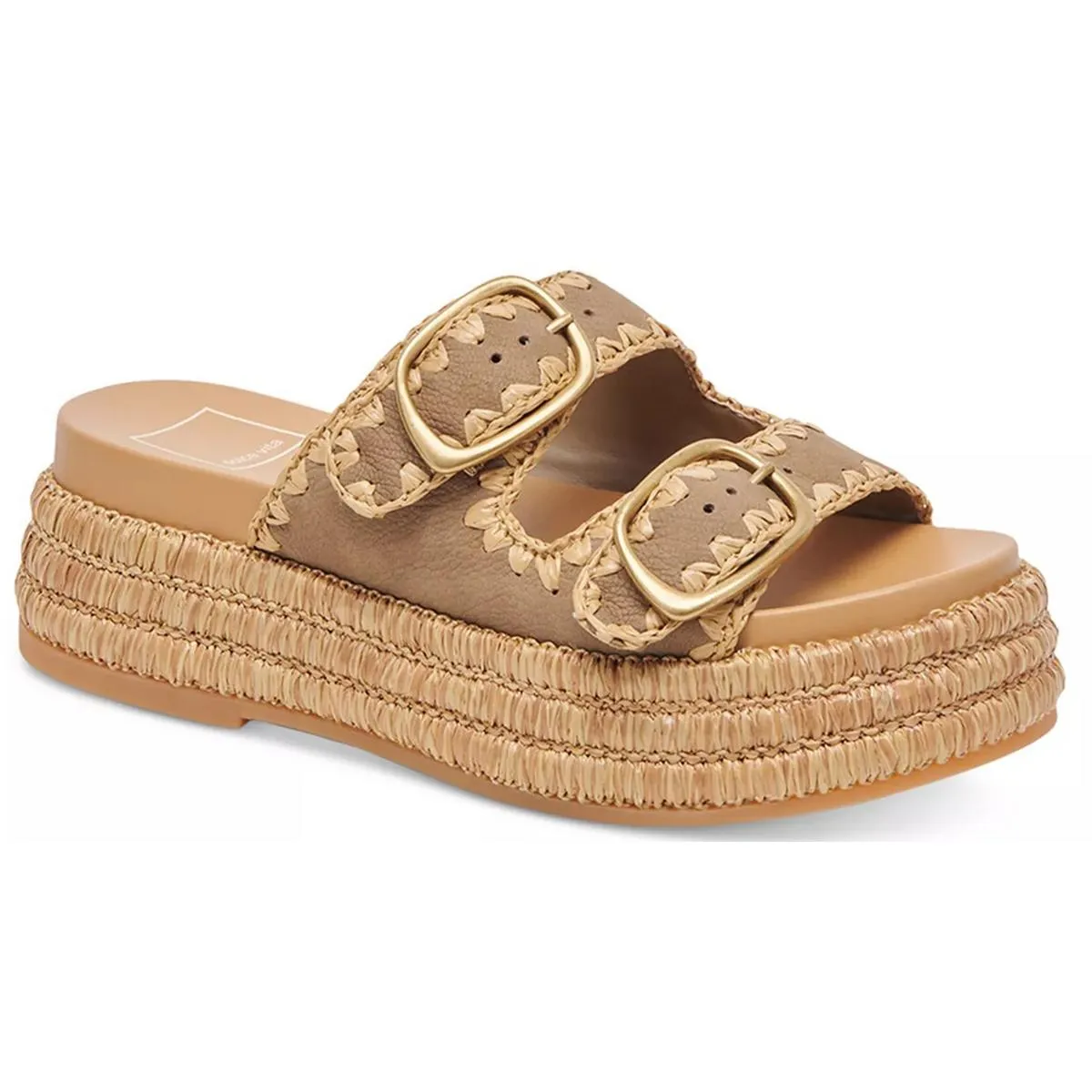Wanika Womens Faux Suede Casual Platform Sandals