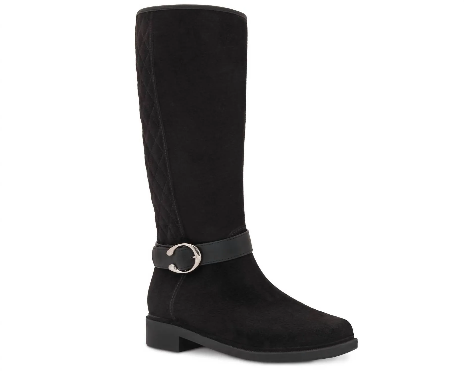 Waterproof Tall Riding Boots In Black
