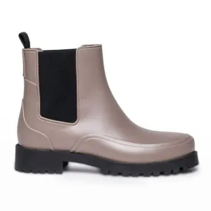 Women Addison Rain Boots In Black/taupe