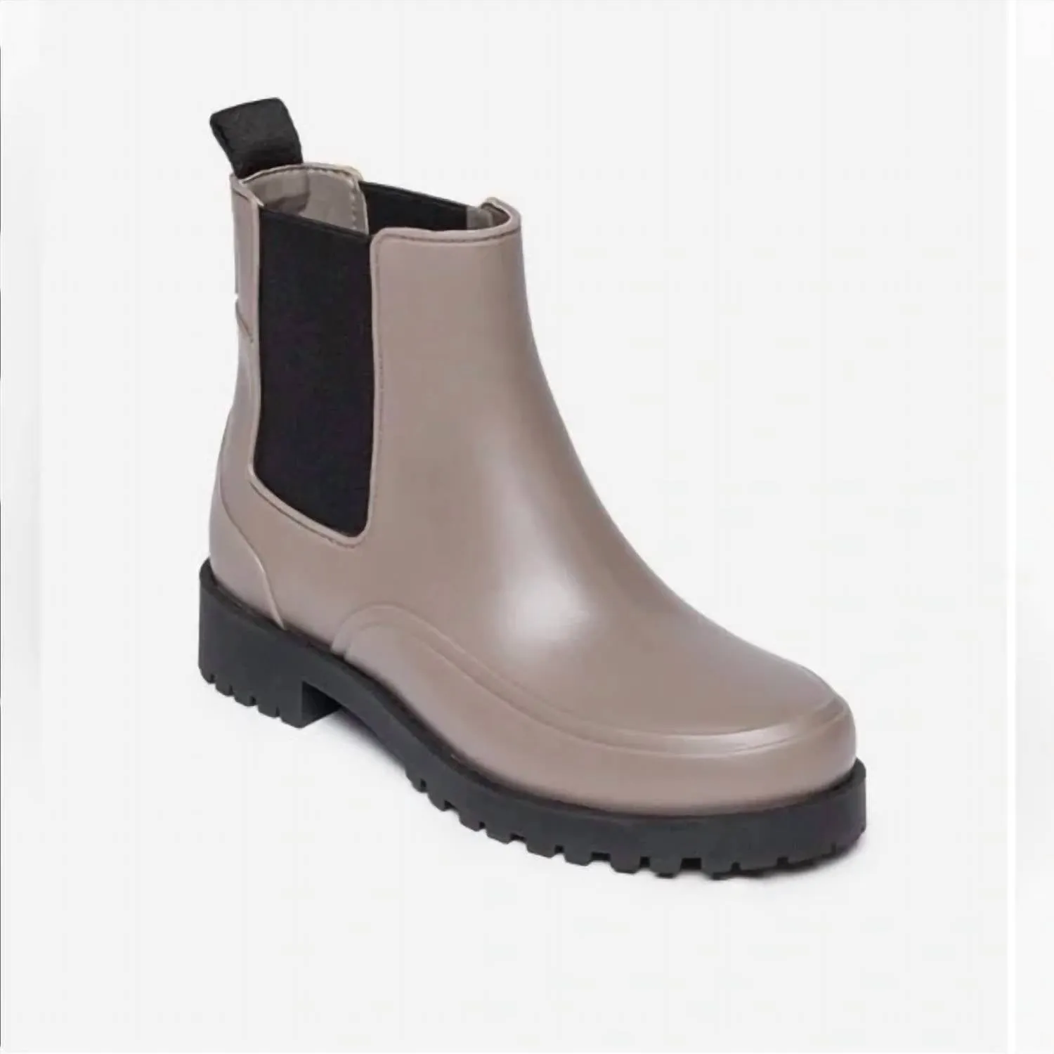 Women Addison Rain Boots In Black/taupe