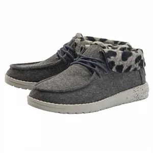 Women Britt Ankle Shoes In Grey Cheetah