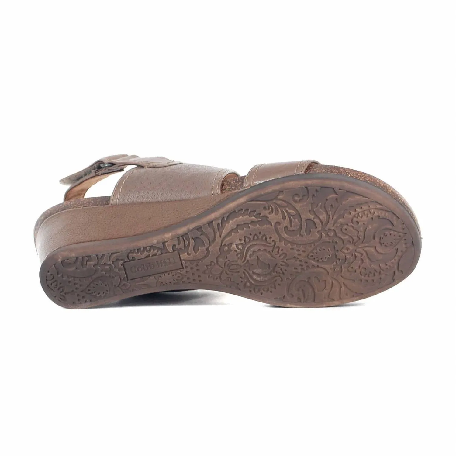 Women Shona Slingback Wedge Sandals In Dove