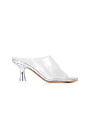 Women's Anatomic Pvc Sandals In Clear/silver