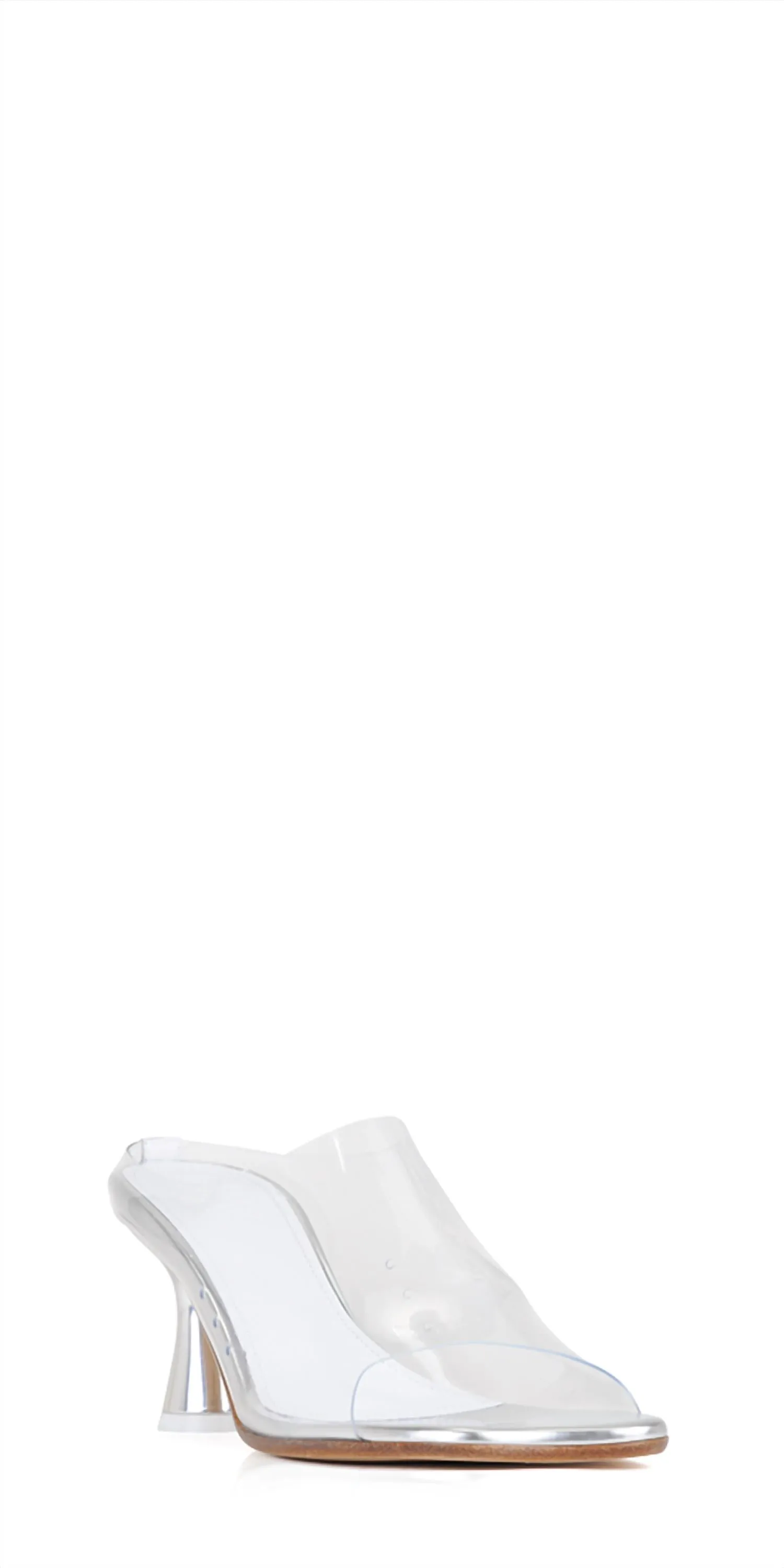 Women's Anatomic Pvc Sandals In Clear/silver
