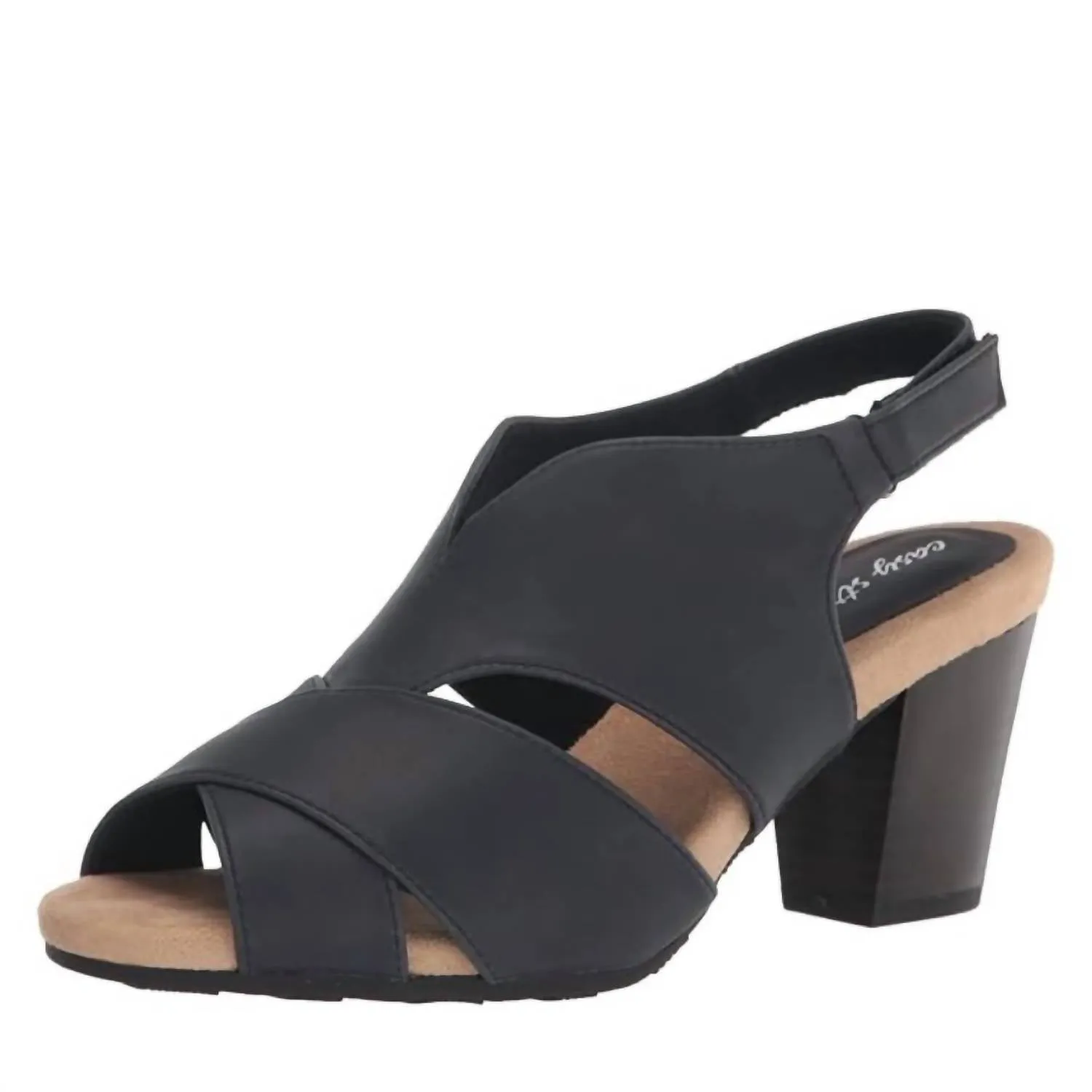 Women's Annette Block Heel Sandals In Navy