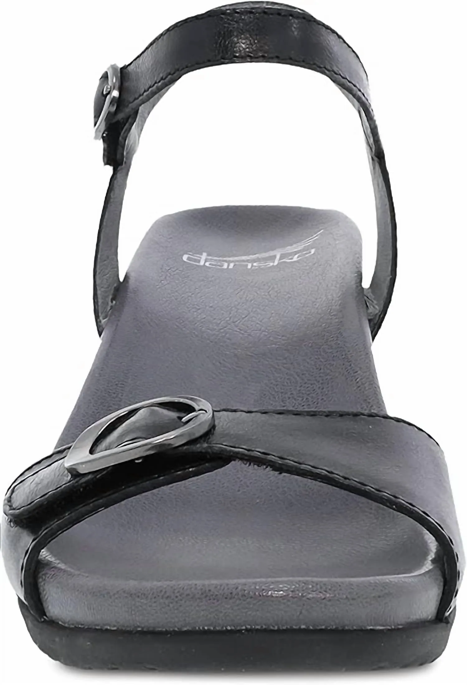 Women's Arielle Wedge Sandal In Black Glazed