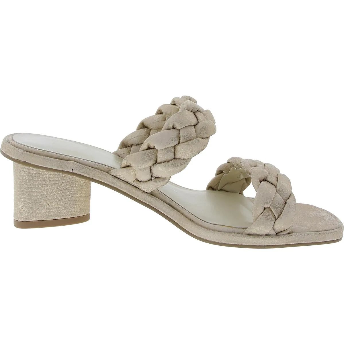 Womens Braided Man Made Mule Sandals